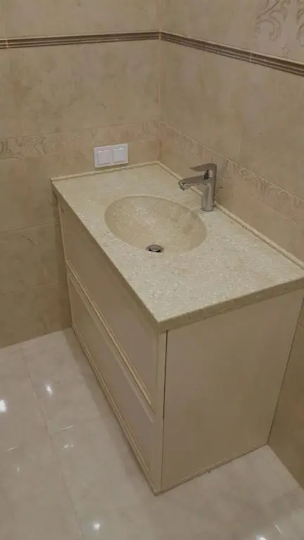 Раковина в ванну комнату из искусственного камня LG Hi-Macs G 019 Natural Quartz